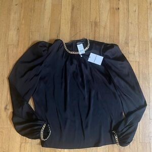 Generation love beautiful top. Black with chain. Size medium. NWT!!!